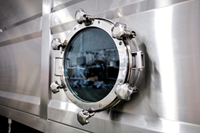 Machine industrielle de pasteurisation et de refroidissement par pulvérisation pour jus en bouteille et boissons en conserve