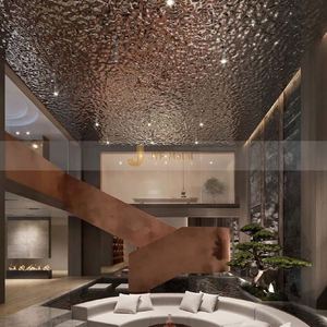 ANN7529 Mirror 304 300 Series ASTM 2B Surface Finish Corrosion Resistant 0.8mm Thickness Luxury Decor <b>Elevator</b> Interior - Product Image 2