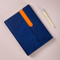 Maßgefertigtes A5 Loseblatt-Notizbuch PU-Leder-Einband Personalisiertes Logo Fadenheftung Hardcover Geschäfts-Werbeplaner Büro