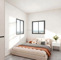 Luxuriöse, komplett ausgestattete 20-Fuß-Integrations-Modulcontainer-Villa, Fertighaus mit mehreren Schlafzimmern