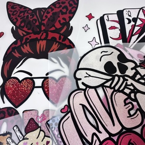 Factory Custom Dtf <strong>Transfers</strong> <strong>Heat</strong> <strong>Transfer</strong> Designs Ready to Press Logo Film Iron on Sticker <strong>Heat</strong> <strong>Transfer</strong> <strong>Prints</strong> on Garments - Product Image 3