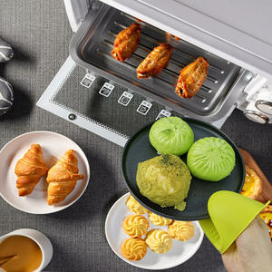 Pinces à main anti-brûlure en silicone, gants résistants à la chaleur, 10 cm, gants ménagers imperméables, vert, bleu, rouge, orange, noir - Product Image 3