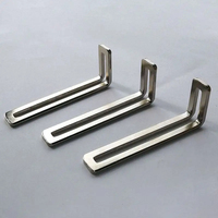 Support d'angle nickelé réglable à 90 degrés en forme de L supports d'angle en fer connecteur d'étagère accessoires de Support