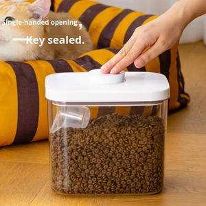 ANYA Pop Moisture-Proof Freeze-Dried Plastic Storage Box Cat <strong>Dog</strong> <strong>Food</strong> Pet Snacks Sealed Jar Airtight <strong>Containers</strong> Portable - Product Image 2
