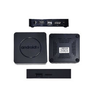 Box Décodeur Android 10 ATV 2.4/5G Wi-Fi et BT 5.0 Allwinner H313 4K HDR Android TV avec Télécommande Vocale