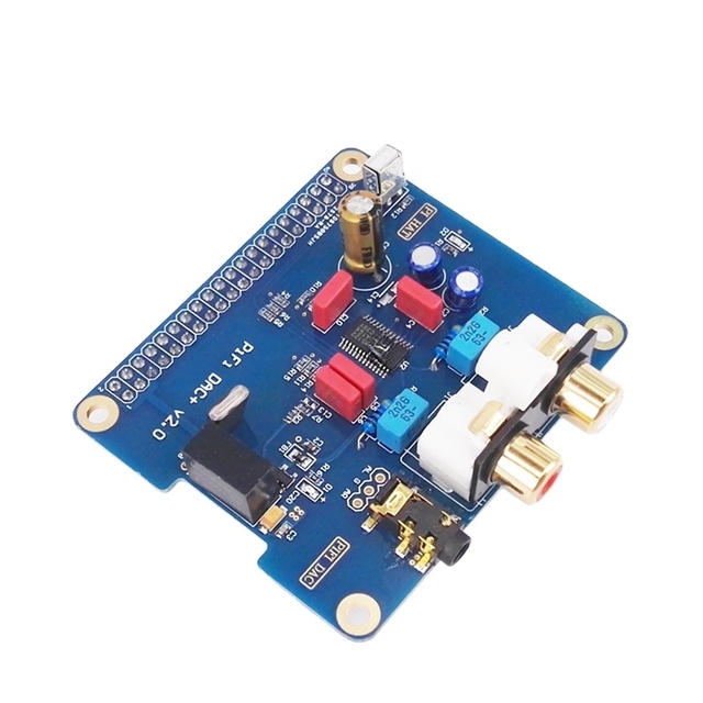 Pi 5/4/3B+ HIFI DAC+ Sound Card with I2S Interface PiFi DAC+ V2.0 (HiFi Quality)