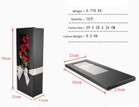 Luxus neues Design benutzer definierte Blumenstrauß Mutter Blume Geschenk boxen Rechteck Schokolade und Blumen kasten für Muttertag für Blumen und Liebe