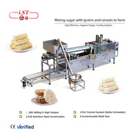 Ligne de production automatique de barres chocolatées aux céréales LST, machine à fabriquer des barres chocolatées à l'avoine, ligne de production de chocolat