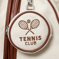 Sac de sport en toile pour pickleball, sac à raquettes multi-usages, à porter en bandoulière et en sac à dos, pour le tennis, le badminton et les sports de plein air