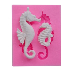Meilleure vente, petits et grands hippocampes en forme d'outils de décoration de gâteaux, <span class=keywords><strong>moule</strong></span> en Silicone pour Fondant - Product Image 1