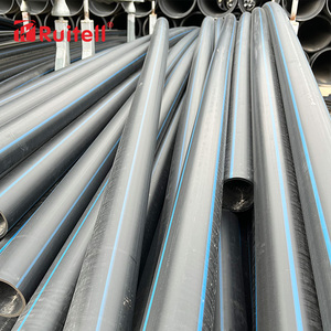 75mm 110mm Pe100 Noir Plastique Drainage Polyéthylène Polyéthylène <span class=keywords><strong>100</strong></span> Poly SDR11 SDR13.6 SDR17 Eau Pe Tube Pe Tuyau De Vidange - Product Image 3