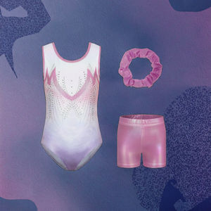 Justaucorps de gymnastique sans manches pour filles, pour l'entraînement de gymnastique rythmique, vêtements de danse en polyester - Product Image 2