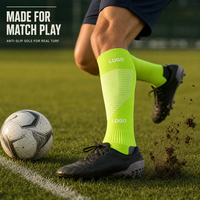 Chaussettes de football personnalisées avec logo, antidérapantes, respirantes, rembourrées, pour l'entraînement et les matchs professionnels