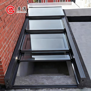 <span class=keywords><strong>Trappe</strong></span> de toit électrique <span class=keywords><strong>escamotable</strong></span> en alliage d'aluminium, multi-panneaux en verre, coupe-vent, personnalisable, pour escalier - Product Image 4