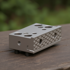 Soporte de mandíbula descendente para tornillo de banco modular con múltiples orificios y superficie moleteada para un sujeción segura - Product Image 3