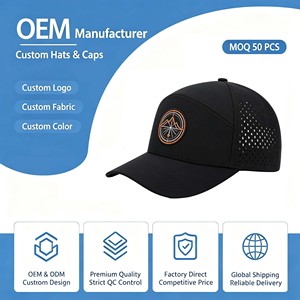 หมวกแก๊ปแบบ Snapback 6 แผง กันน้ำ พรีเมียม ปักโลโก้ได้ ออกแบบสีได้ตามต้องการ เหมาะสำหรับกิจกรรมกลางแจ้งและกีฬาเบสบอล - ผู้จำหน่ายขายส่ง - Product Image 1