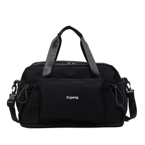 Sac de sport multifonctionnel pour les trajets quotidiens, avec rangements latéraux doubles, poches à cordon, compartiment à chaussures extensible au bas, pour hommes et femmes - Product Image 1