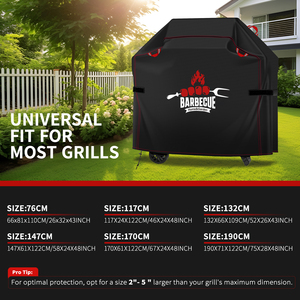 Housse de protection imperméable robuste pour barbecue extérieur <span class=keywords><strong>Weber</strong></span>, protection contre toutes les intempéries - Product Image 6