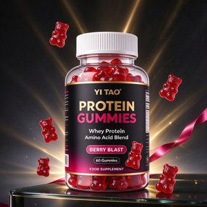 Gomitas de Proteína de Marca Privada, Mezcla de Proteína de Suero y Aminoácidos, Sabor a Bayas, Suplemento en Gomitas, 60 Unidades - Product Image 3