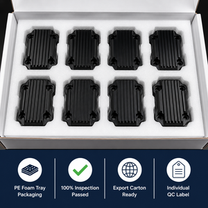 Couvre-culbuteur de moteur en alliage d'aluminium 6061 anodisé noir, usiné CNC 4 axes par <span class=keywords><strong>Billet</strong></span> Craft, étanchéité de précision - Product Image 5