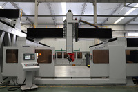 GoodCut Big 5 Axes 3D CNC Router Centre d'usinage Sculpture sur pierre Cercueil en bois Cadre de porte Machine à sculpter