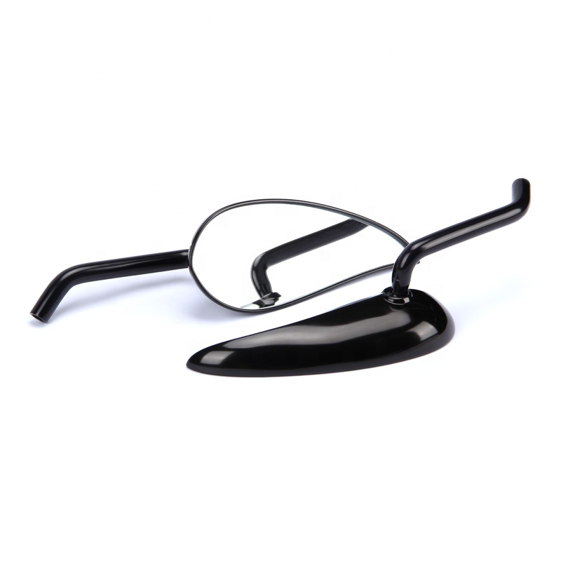 Заводское цельноалюминиевое черное зеркало заднего вида CNC, запчасти для мотоциклов