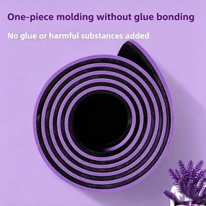 High Quality TPE Custom Logo 183cmb(6/8mm) Non-slip Eco-friendly Thickened for Gymnastic Fitness Workout Gear 183*61*0. - Product Image 2