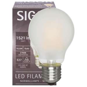 LED-Filament-Lampe, AGL-Form, mat, E27, 2700K, 10,5W (100W), 1.521 lm (9019601231) - Product Image 1