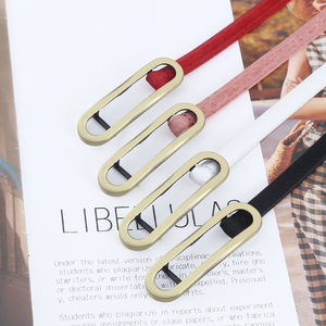 <span class=keywords><strong>Ceinture</strong></span> dorée en métal pour femmes <span class=keywords><strong>Ceinture</strong></span> en peau de porc personnalisée <span class=keywords><strong>sans</strong></span> <span class=keywords><strong>trou</strong></span> - Product Image 5