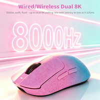 AJ199 NL ULTRA Carbon Mouse Tri Mode 2 4G Kabel Sensor PAW3950 60g Ringan Tanpa Lubang 8K Polling Rate Untuk Gamer PC