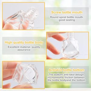 <span class=keywords><strong>Diffuseur</strong></span> désodorisant suspendu 8ml pour voiture vide rechargeable verre clair huile essentielle parfum d'aromathérapie - Product Image 3