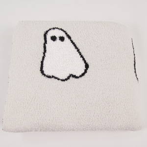 Stock Lot Luxury Designer Influence king Size <strong>Halloween</strong> Polyester Knit Throw Ghost <strong>Blanket</strong> for Home - Product Image 5