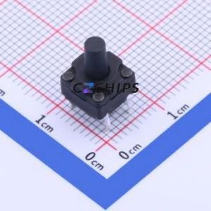 K2-1843DP-P4SW-02 Tactile Switch Through hole Component (THT) Switch 2.5N Through Hole 8mm 8mm - Product Image 1