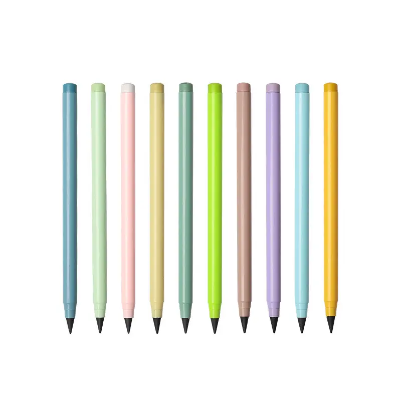 Inkless Pencils Eternal, Replaceable Head Infinite Pencil, Portable Reusable Everlasting Pencil