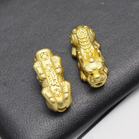 Accessoires de bijouterie Yabin, bracelet en argent 925 plaqué or avec boucle de sécurité Pi Xiu, cordon rouge, perle d'espacement pour bracelet