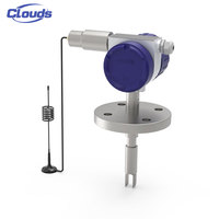 Densimètre industriel IoT à fourche vibrante Clouds, antidéflagrant, en acier inoxydable, haute précision, 4G NB-IoT LoRa, mesure de densité en temps réel