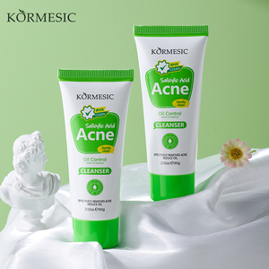 KORMESIC Marque Privée Vente en Gros OEM 60g Nettoyant Visage Anti-Acné à l'Acide Salicylique et Glycérine, Contrôle du Sébum, Mousse Riche - Product Image 2