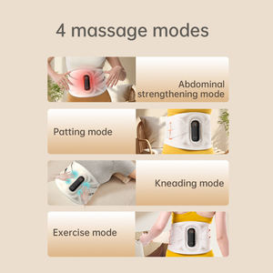 Ceinture de Massage Lombaire Chauffante, Support Dorsal Élastique, Ceinture de Sport Électrique à Lumière Rouge avec Vibration pour Perte de Poids et Modelage Corporel - Product Image 4