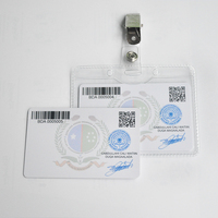 Tarjeta de Identificación con Foto NFC Mini Tag para Empleados/Personal/Estudiantes con Cordón Personalizado para Membresía, Eventos VIP, Uso Promocional