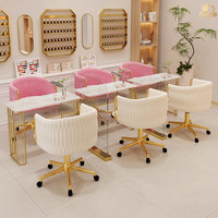 Chaises de bureau pivotantes, réglables en hauteur, en velours doré, luxe moderne, meubles de bureau à domicile, chaises de bureau ergonomiques pour ordinateur, chaises de direction