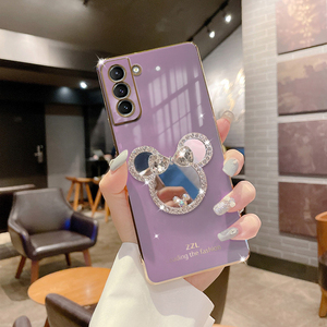 Funda de lujo con purpurina y efecto espejo para <span class=keywords><strong>Samsung</strong></span> <span class=keywords><strong>Galaxy</strong></span> S22 S23 Ultra S21 <span class=keywords><strong>S20</strong></span> <span class=keywords><strong>FE</strong></span> Plus S10 A82 A72 A73 A71 A53 A52 A50 A32 A22 5G - Product Image 1