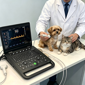 Échographe Doppler Couleur Vétérinaire Portable 15,6 Pouces Haute Résolution Scanner 3D pour Bovins, Chevaux, Chiens (Détection de Gestation) - Product Image 4