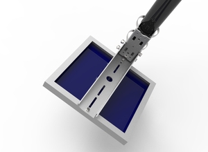 Kit di Montaggio su Palo per Pannello Solare, Staffe di Montaggio a Parete con Braccio Singolo - Product Image 2