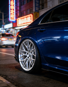 Nuevas Llantas de Aleación de Aluminio 17X7.5, Diseño Multirradio, Recubrimiento Plateado Electrolítico, Ajuste Universal para Autos - Product Image 6