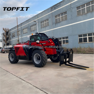 Cargador Telescópico TOPFIT TR735 con Motor Diésel, Cargador de Ruedas Telescópico con Cucharón 4x4 de Alta Eficiencia - Product Image 1