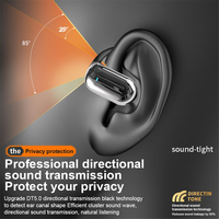 Écouteurs sans fil sportifs Q16S à crochet d'oreille ouvert, avec traduction IA et certification CE FCC RoHS, casque Bluetooth électronique pour le fitness – Nouveauté TikTok en promotion