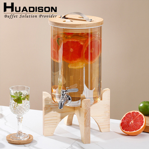Huadison – <span class=keywords><strong>distributeur</strong></span> de boissons en <span class=keywords><strong>verre</strong></span> scellé, résistant aux hautes températures, avec robinet, fournitures pour restaurant et hôtel - Product Image 2