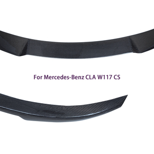 For W117 C117 CS Style Carbon Fiber <b>Rear</b> <b>Spoiler</b> Trunk Wing 2013-2019 - Product Image 3