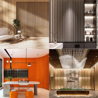 Revestimiento de Pared Interior Moderno de WPC con Diseño de Listones, Resistente a la Humedad, Panel de Pared de WPC Acanalado con Sistema de Enclavamiento para Comercios, Salas de Estar, Hoteles y Villas