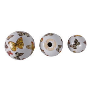Esferas decorativas de cerámica, adornos de mariposas para el hogar, baño, oficina, sala de estar, esculturas decorativas - Product Image 6